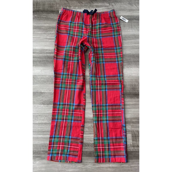 Old Navy Other - Old Navy Red Plaid Sleep Pants Size L Tall LT NWT Pajama E7